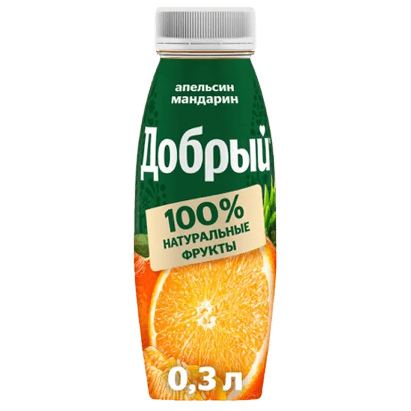 Сок ДОБРЫЙ Апельсин-Мандарин 0,3 